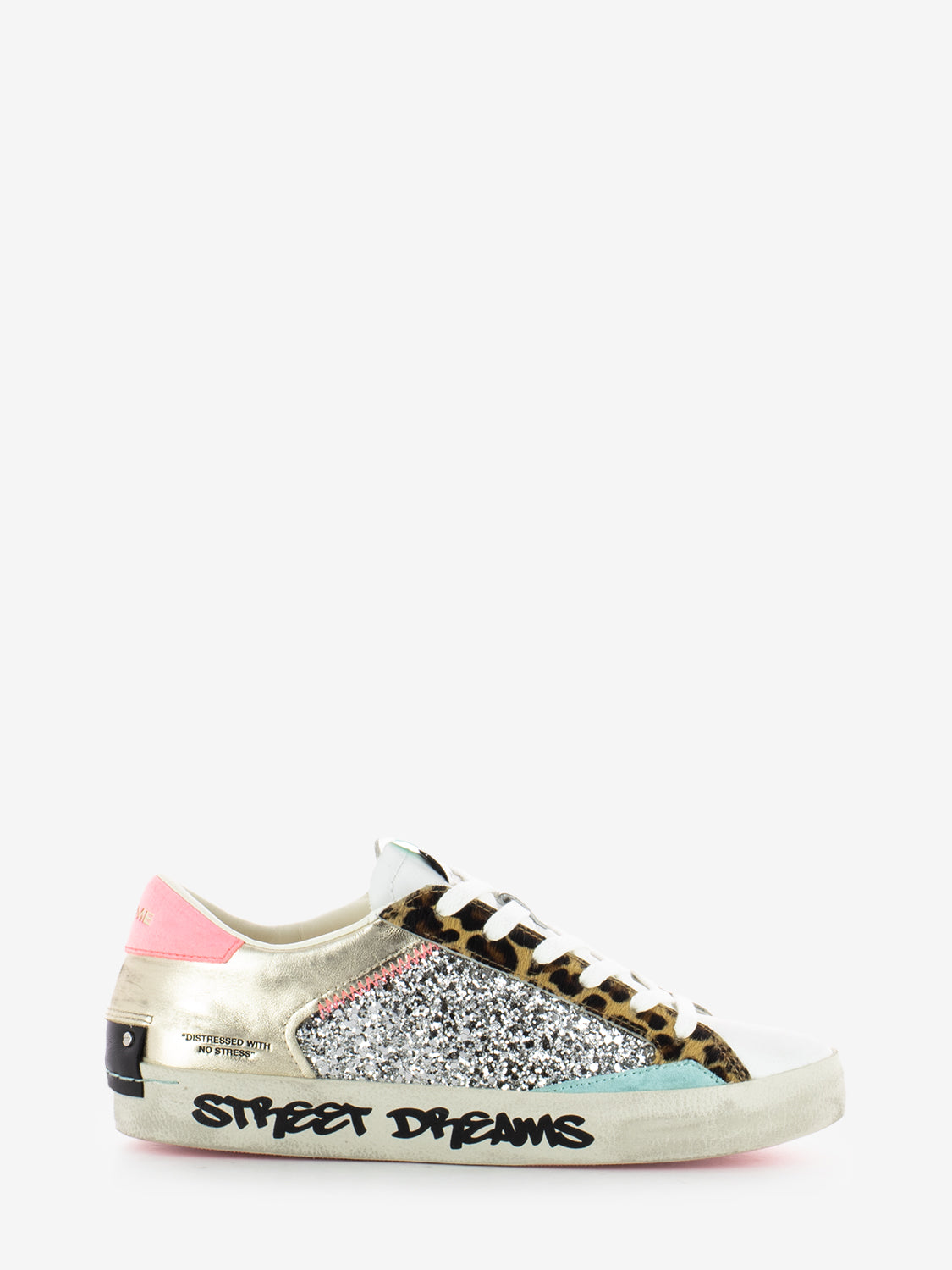 Sneakers Distressed bianco / multicolor