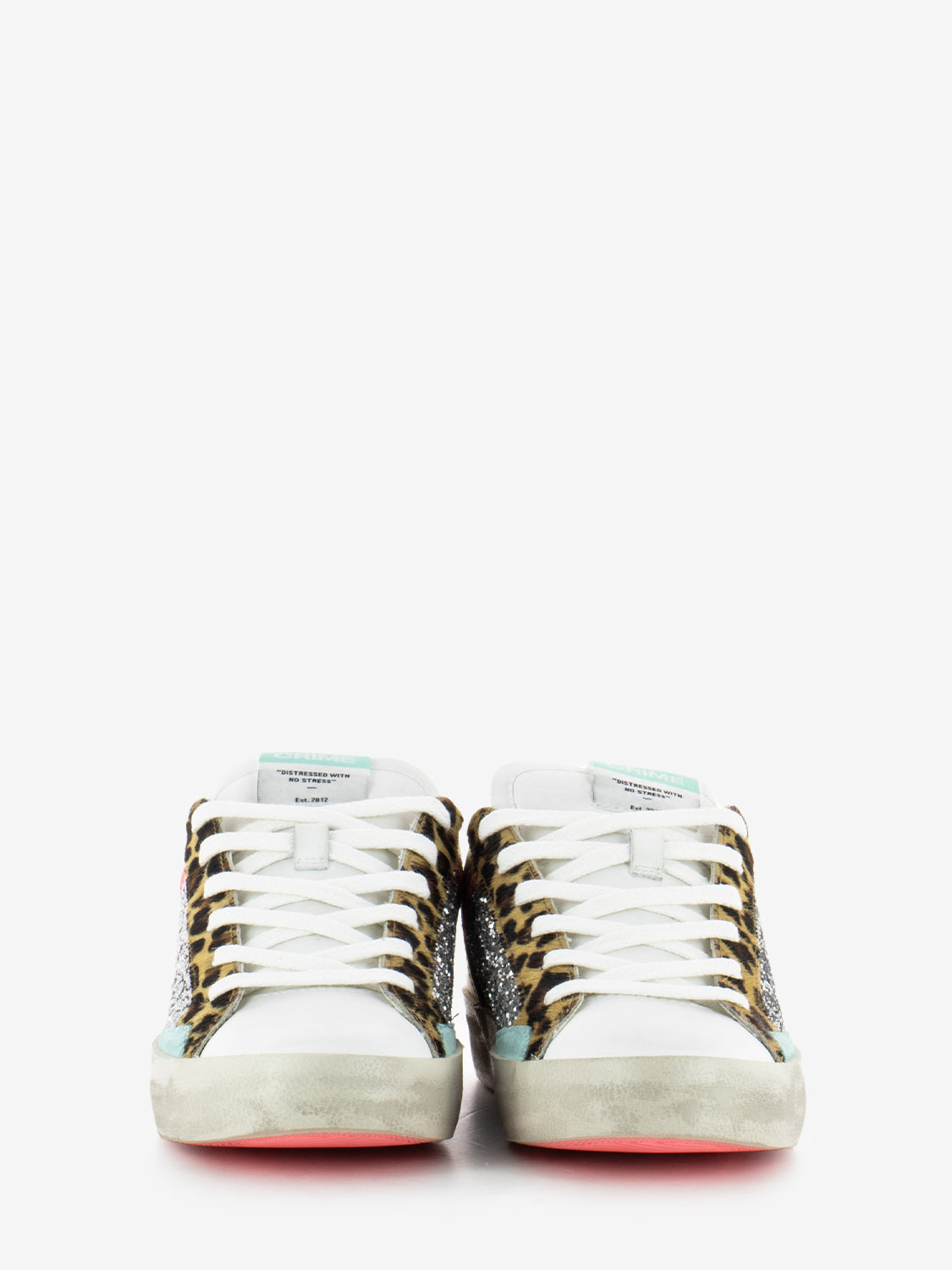 Sneakers Distressed bianco / multicolor