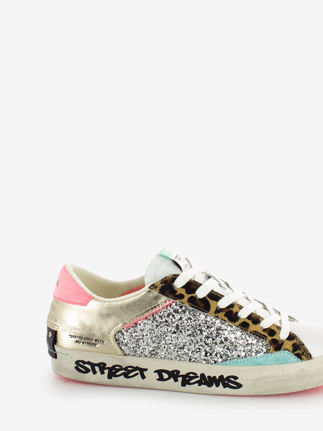 Sneakers Distressed bianco / multicolor