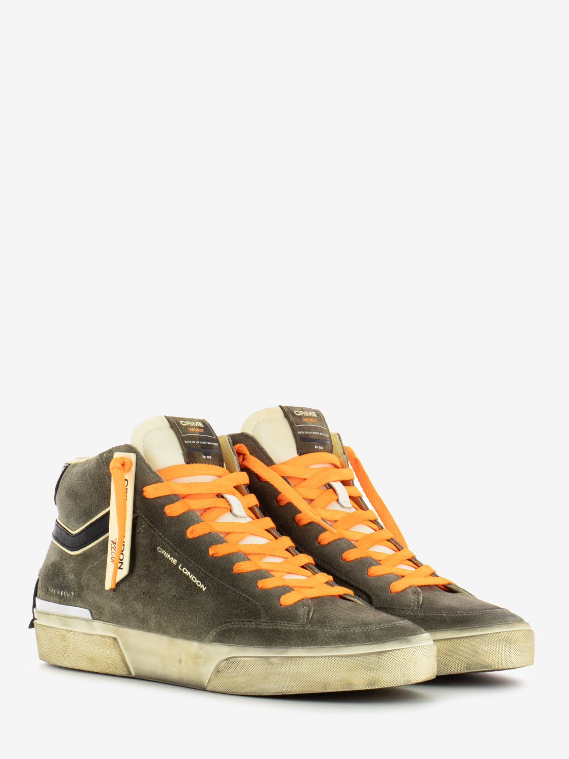 Brown Recut High Sneakers