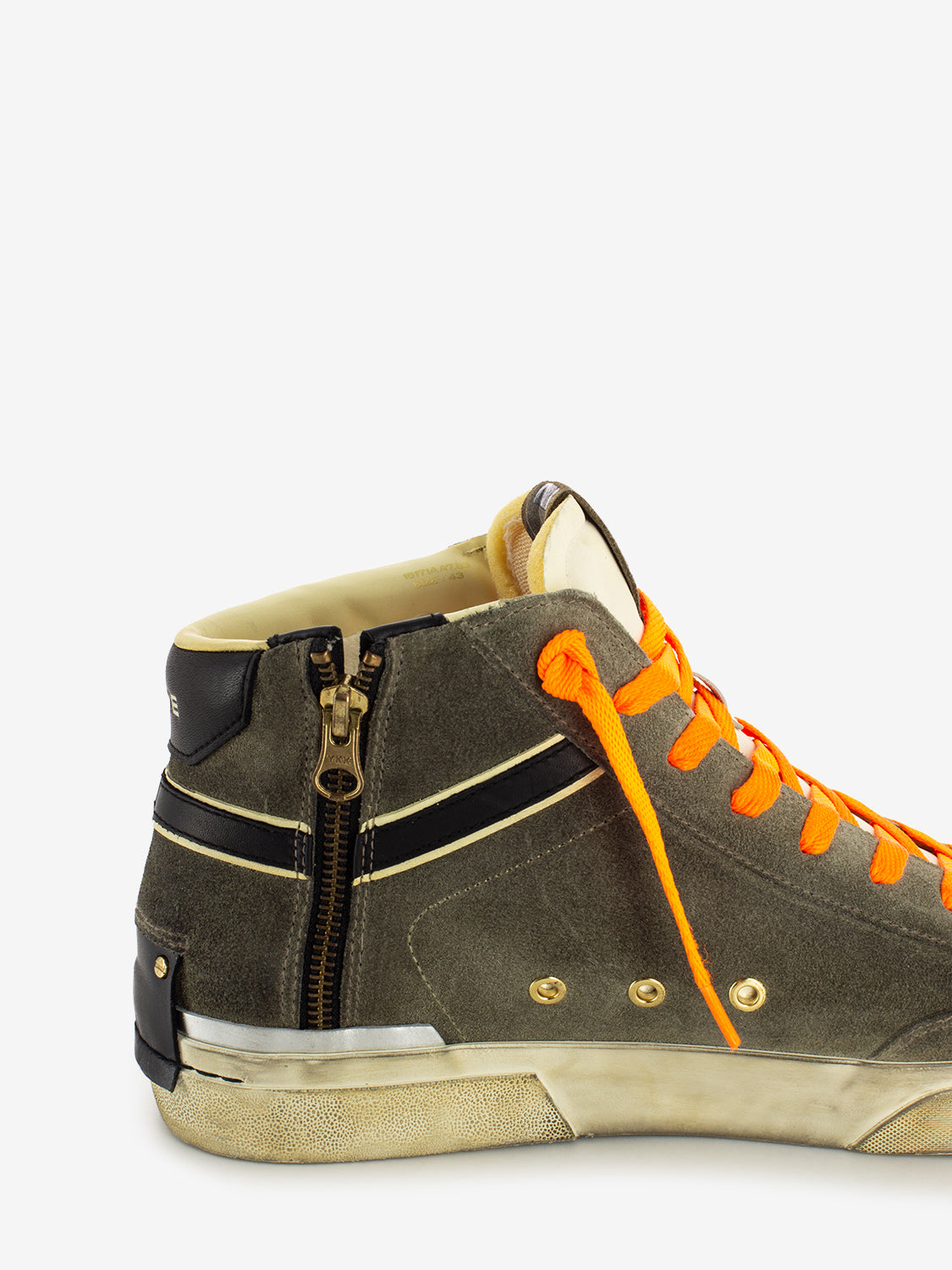 Brown Recut High Sneakers