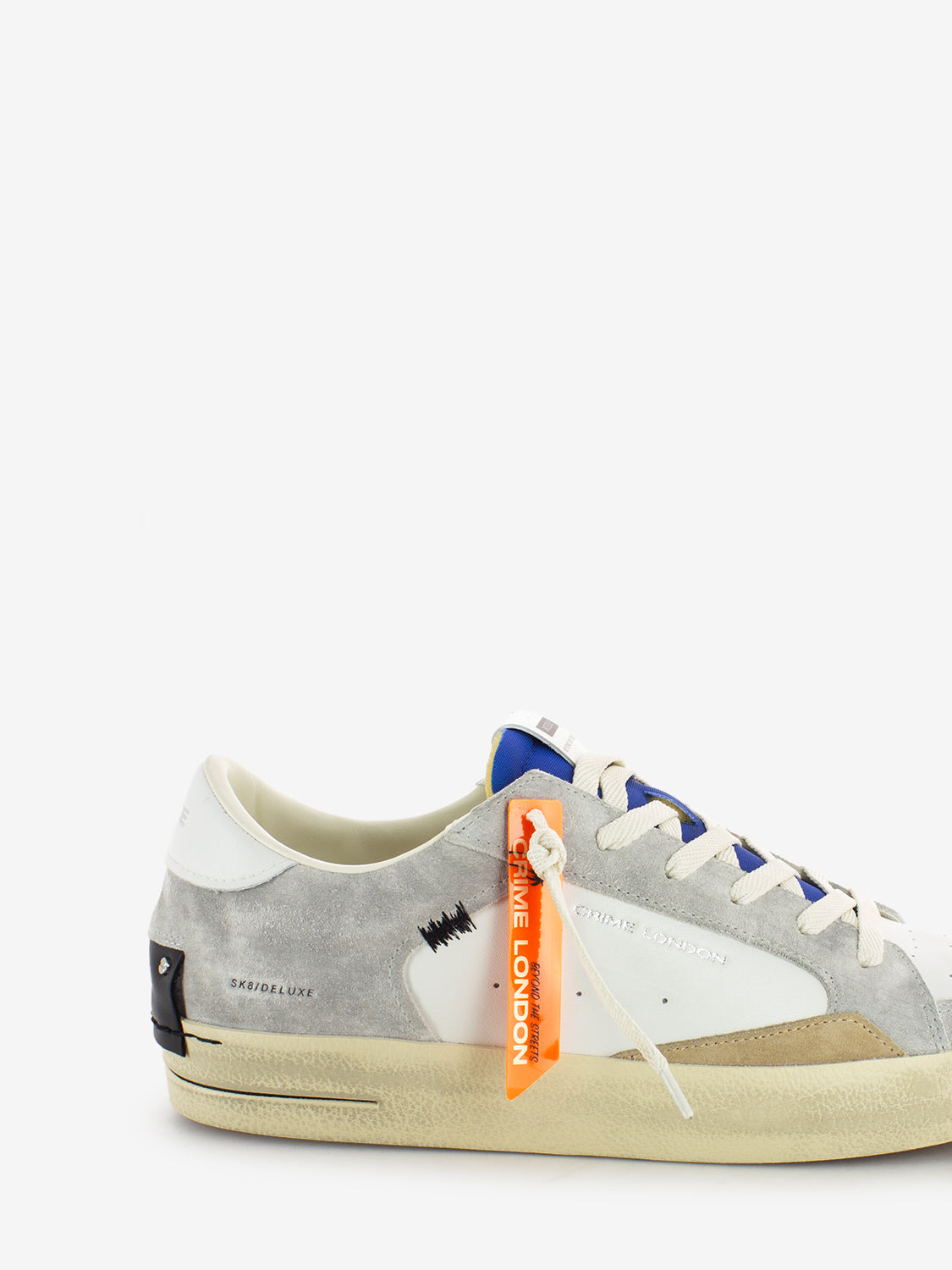 Sk8 Deluxe white / gray / blue sneakers