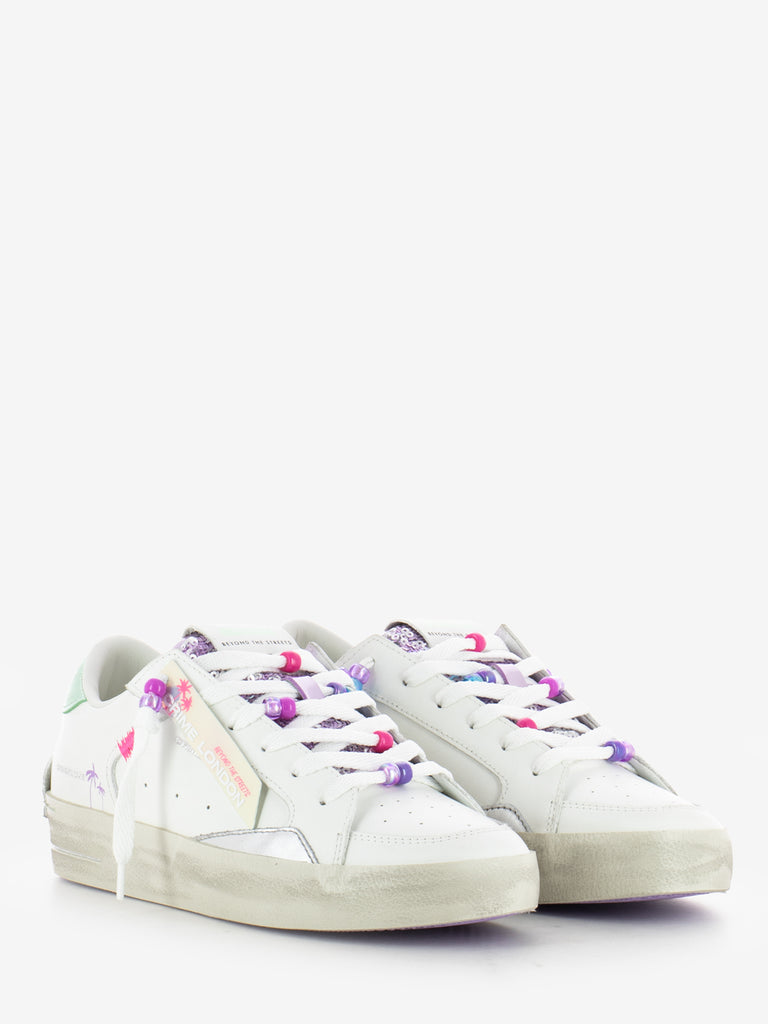 CRIME - Sneakers SK8 deluxe white / lilac
