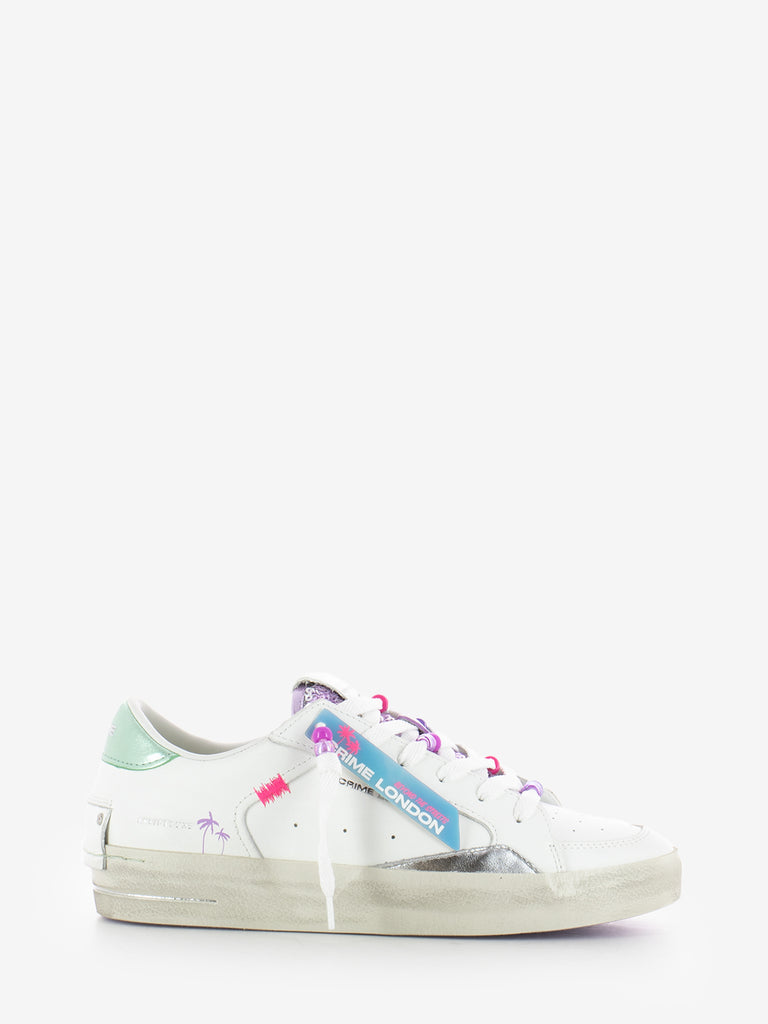 CRIME - Sneakers SK8 deluxe white / lilac