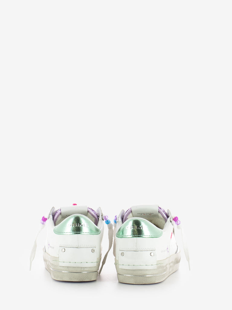 CRIME - Sneakers SK8 deluxe white / lilac