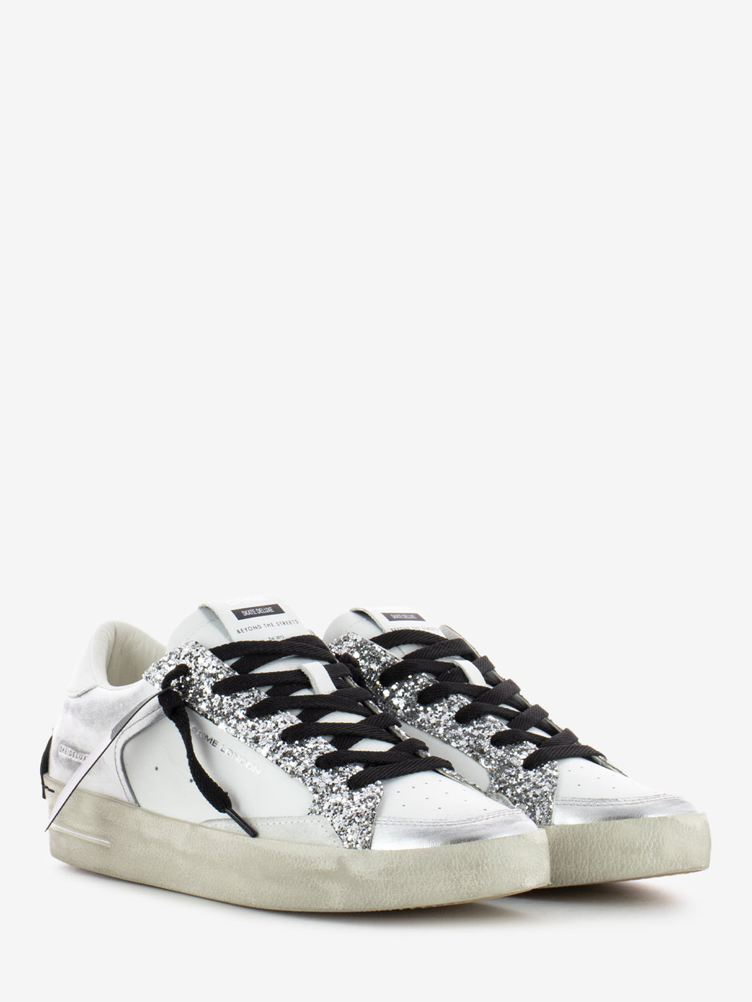 Sk8 Deluxe white / silver sneakers