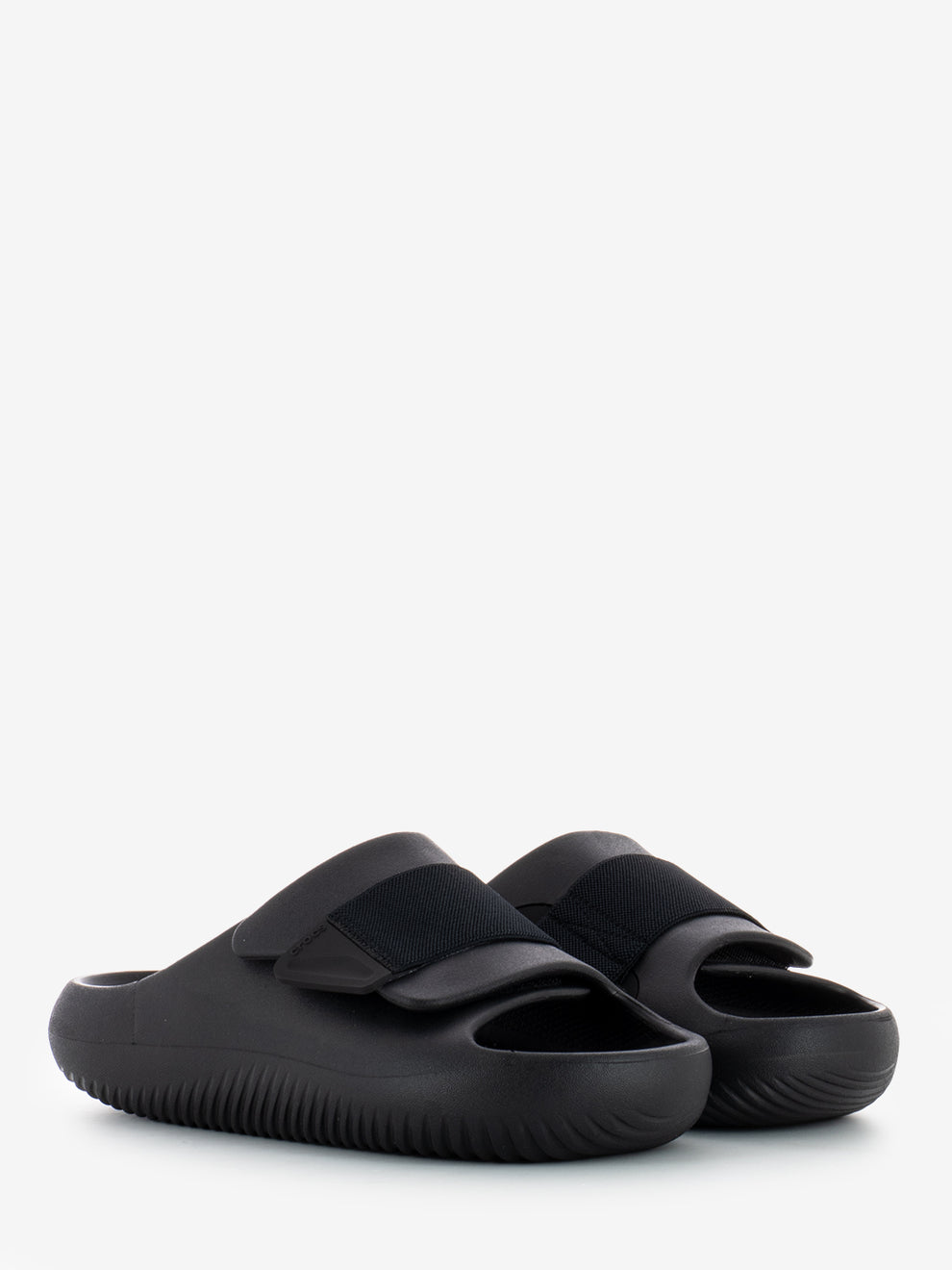 Mellow Luxe recovery slide black slipper