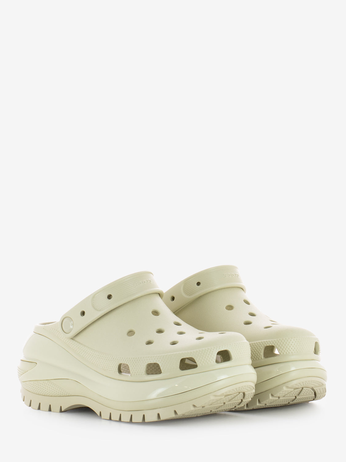 CROCS Ciabatta W Classic Mega Crush Clog bone STIMM