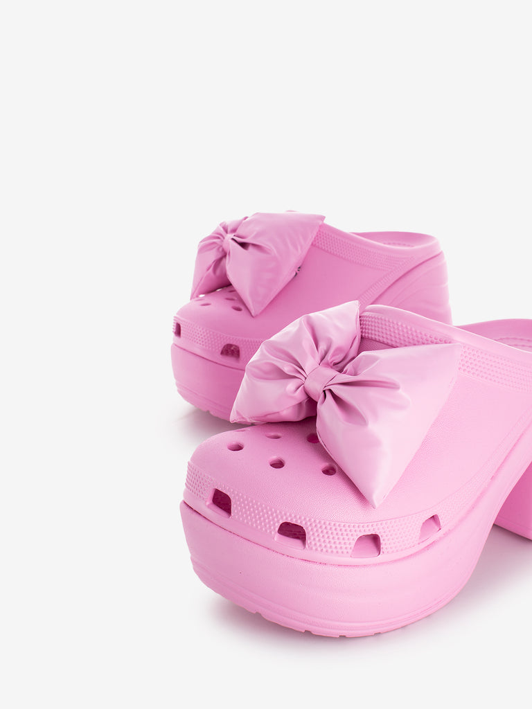 CROCS - Siren Bow Clog pink tweed