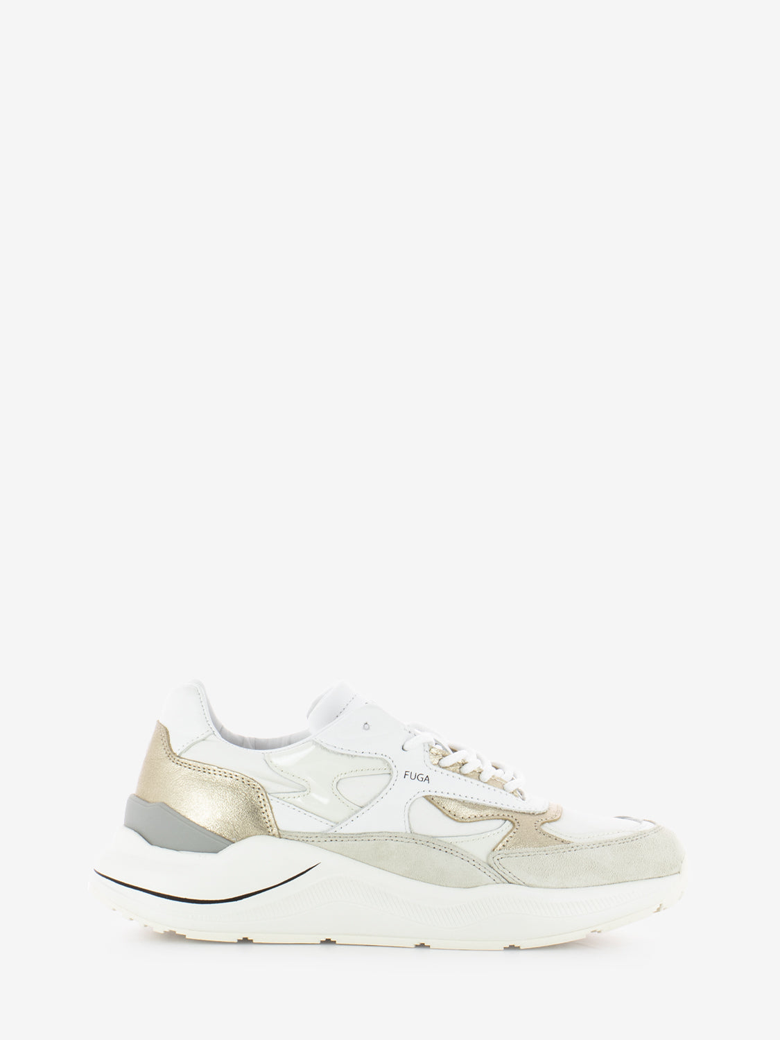 Sneakers Fuga laminated platinum