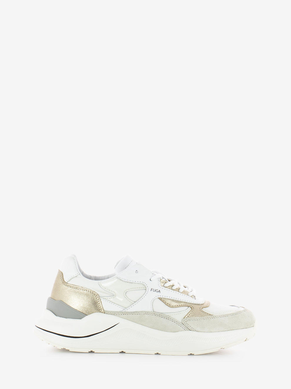 Sneakers Fuga laminated platinum