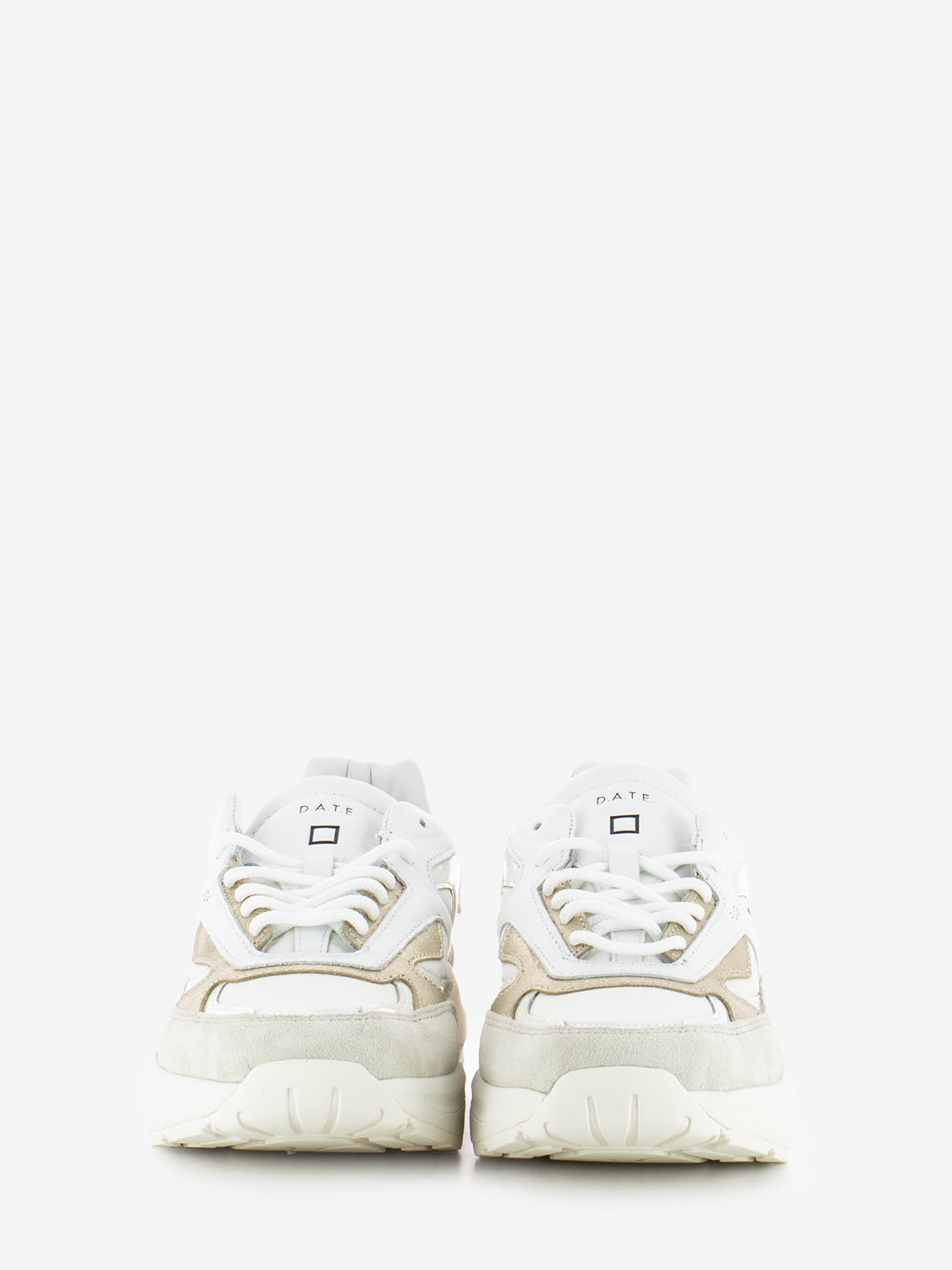 Sneakers Fuga laminated platinum