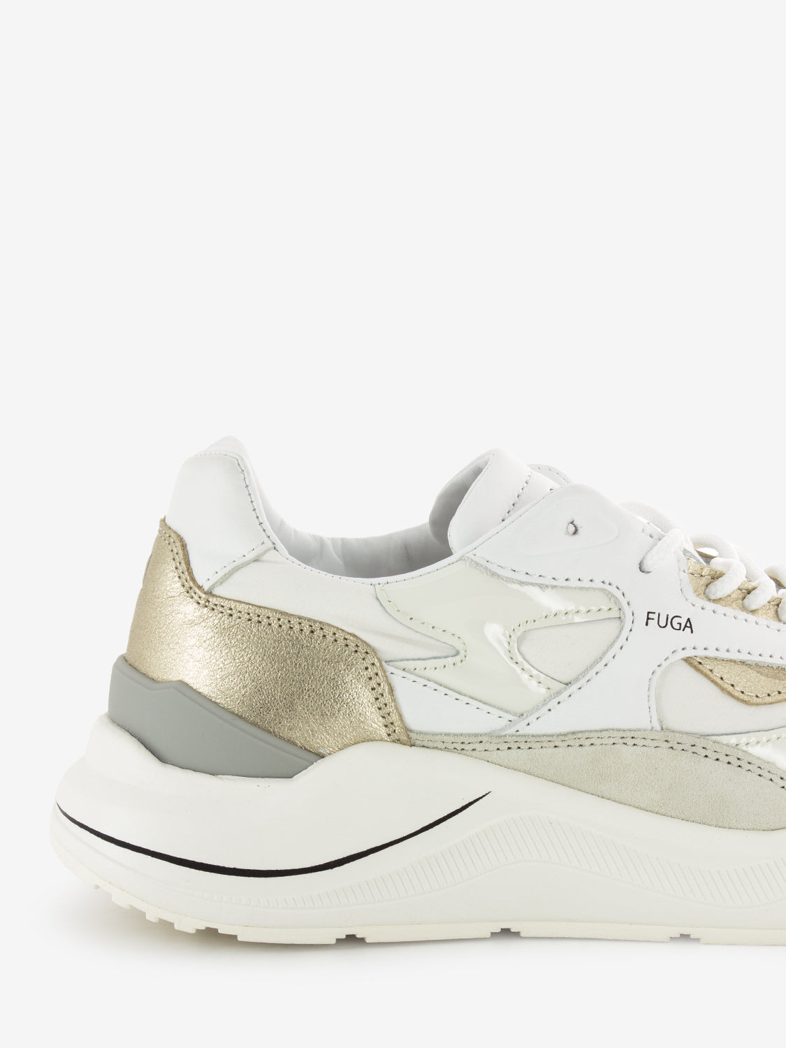 Sneakers Fuga laminated platinum