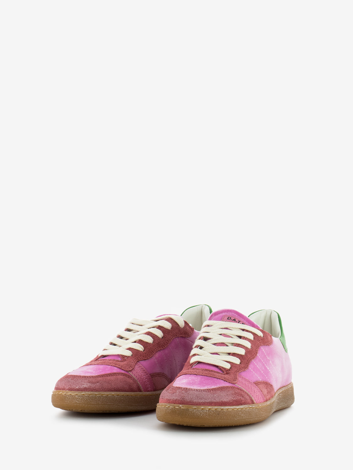 Sneakers Sporty low velvet pink