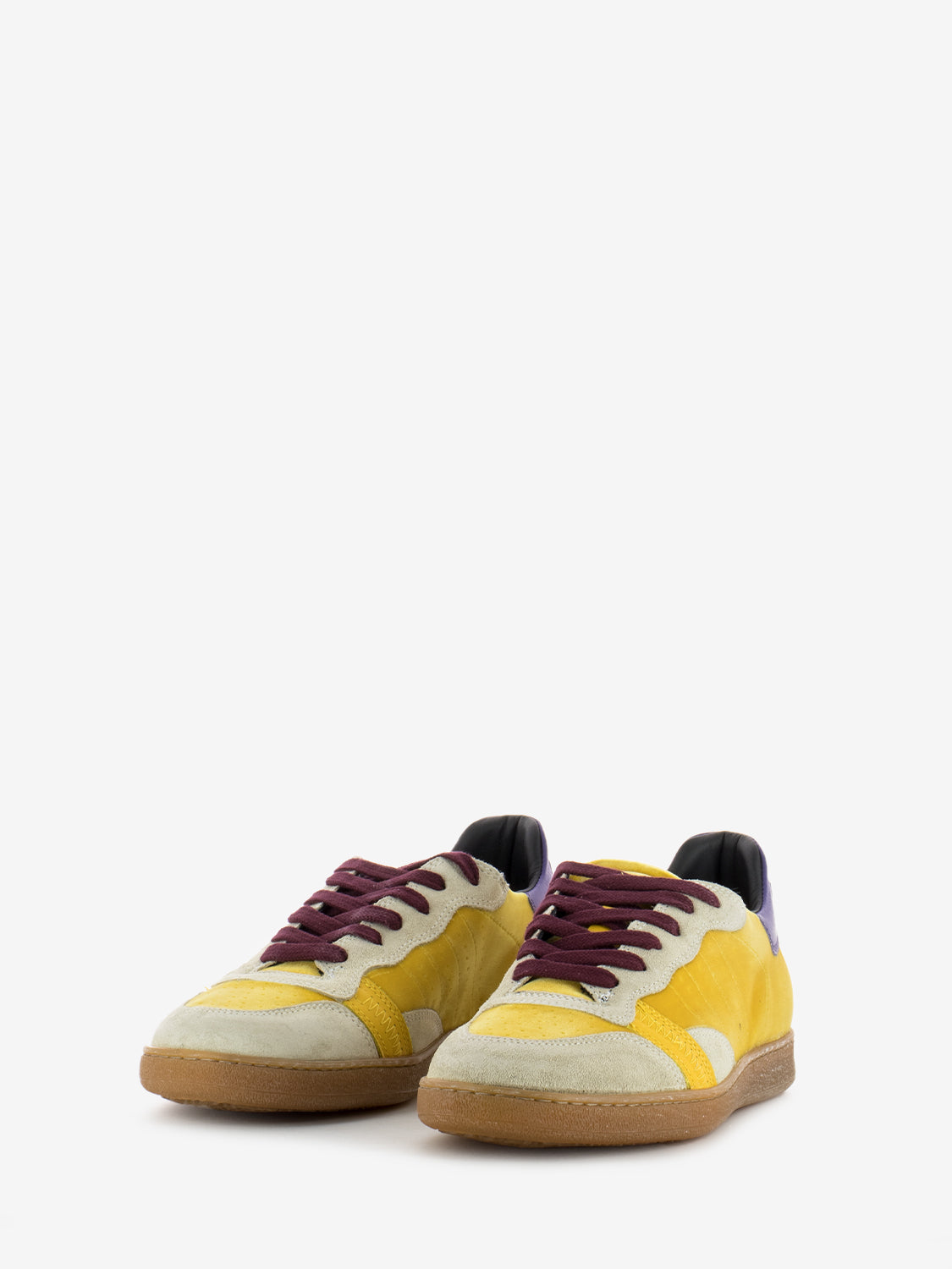 Sneakers Sporty Low Velvet Yellow