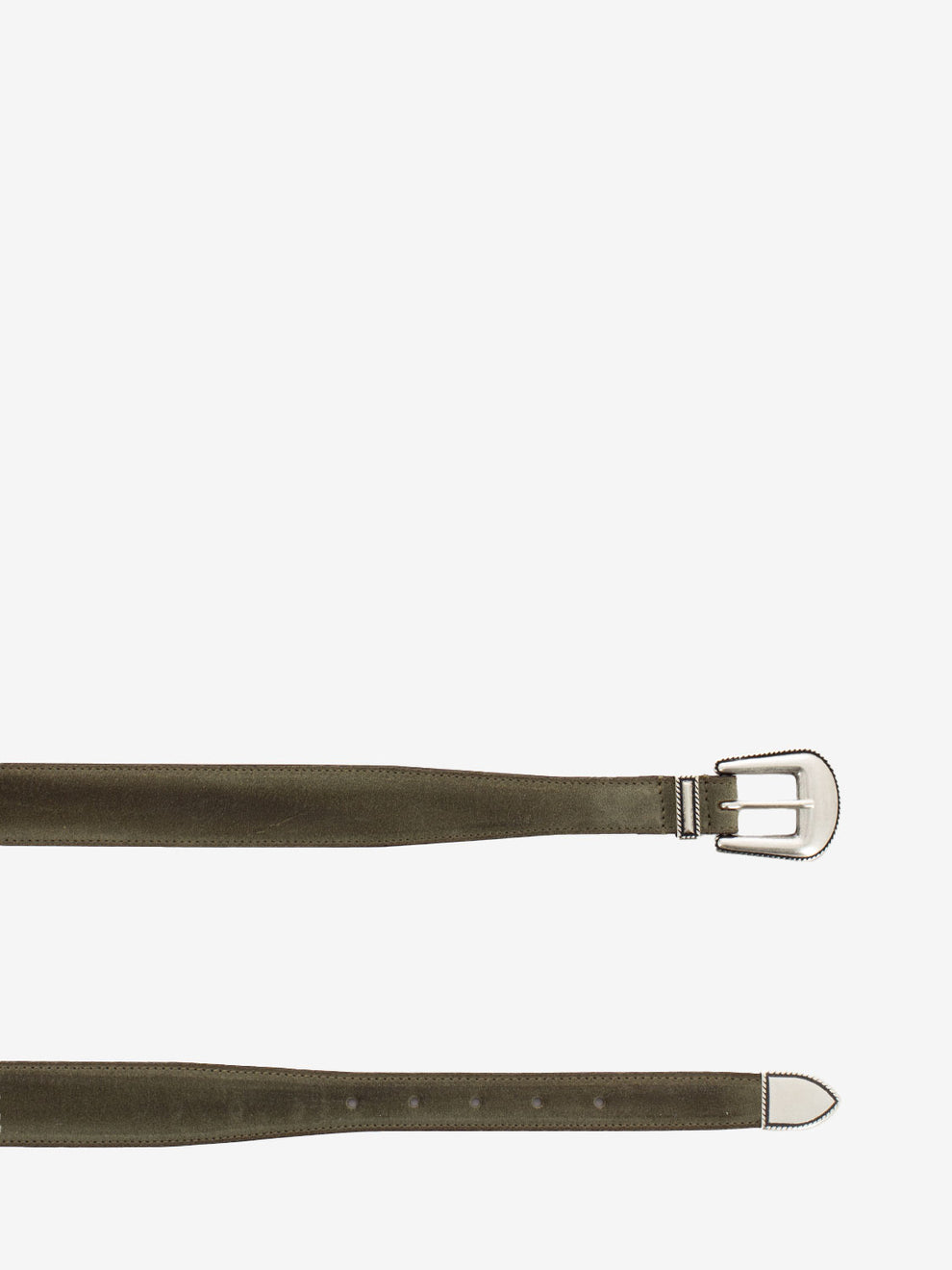 Used Chocolate Suede Belt