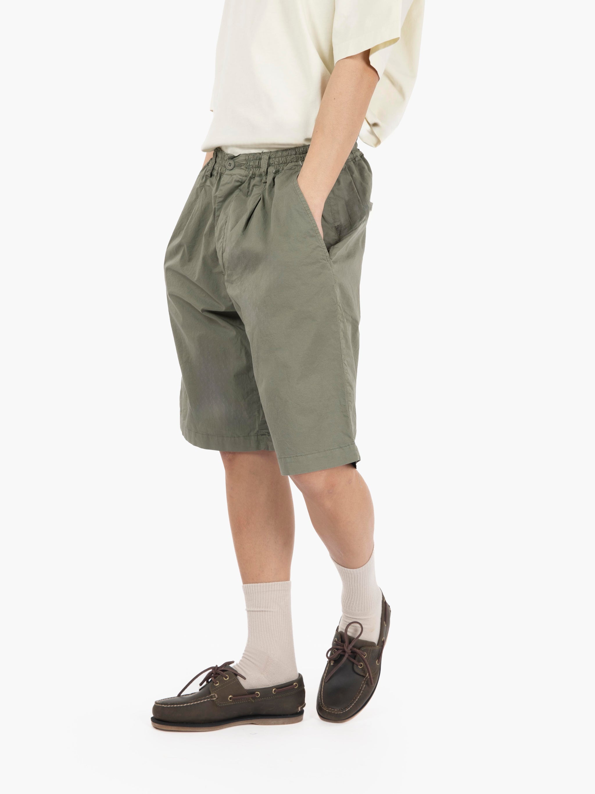 Bermuda Harrison con pinces grey green