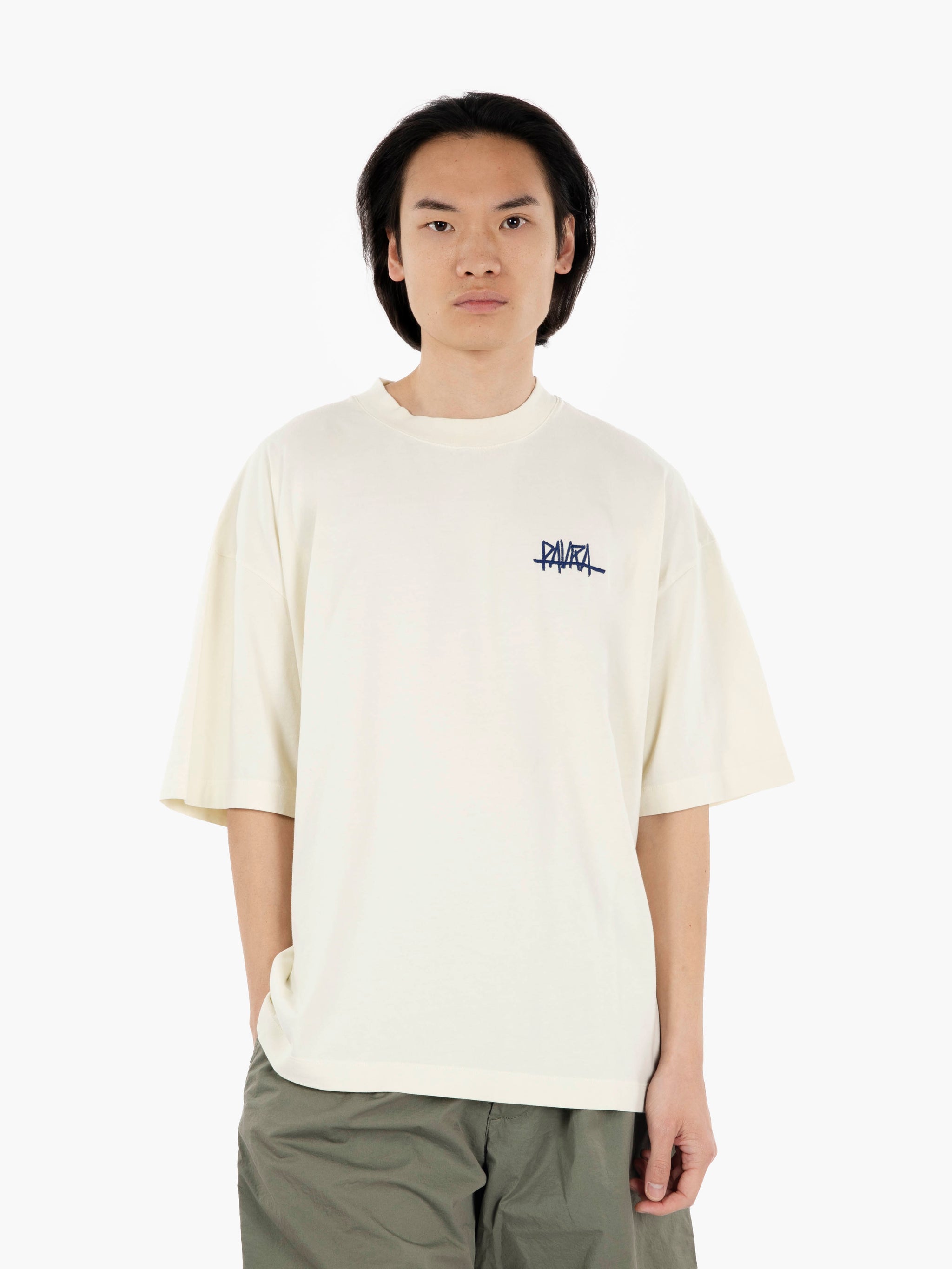Costa oversized t-shirt tag lettering off white