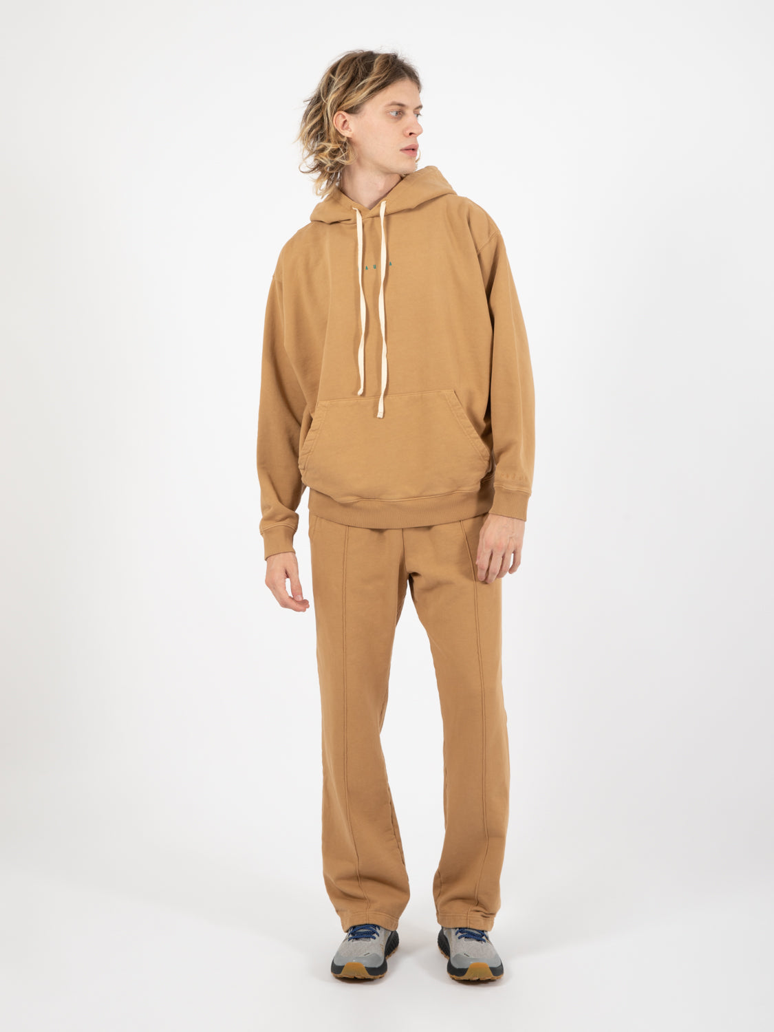 Felpa Santi Hoodie basic hazelnut