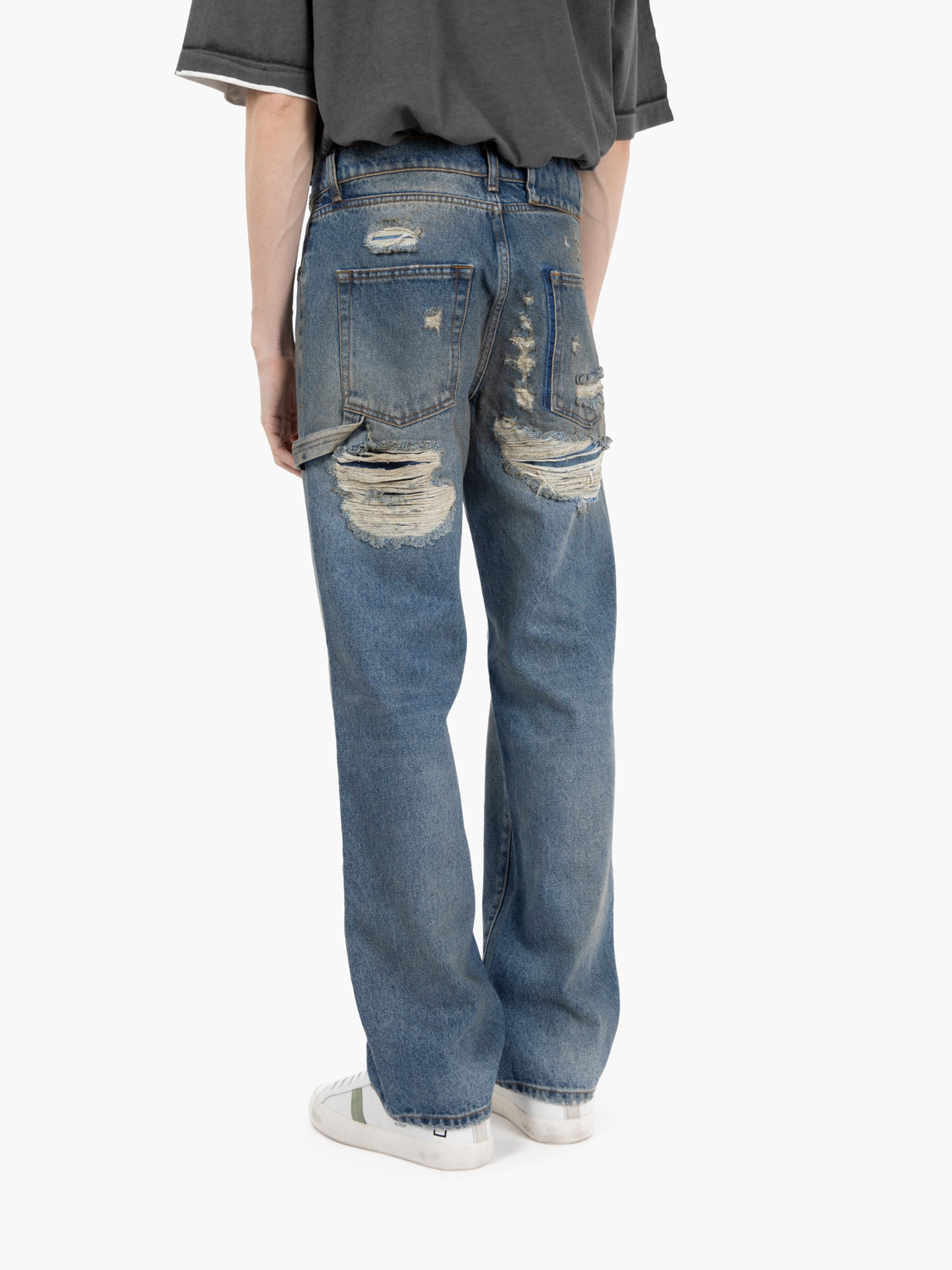 Jeans Vesta single knee work light blue