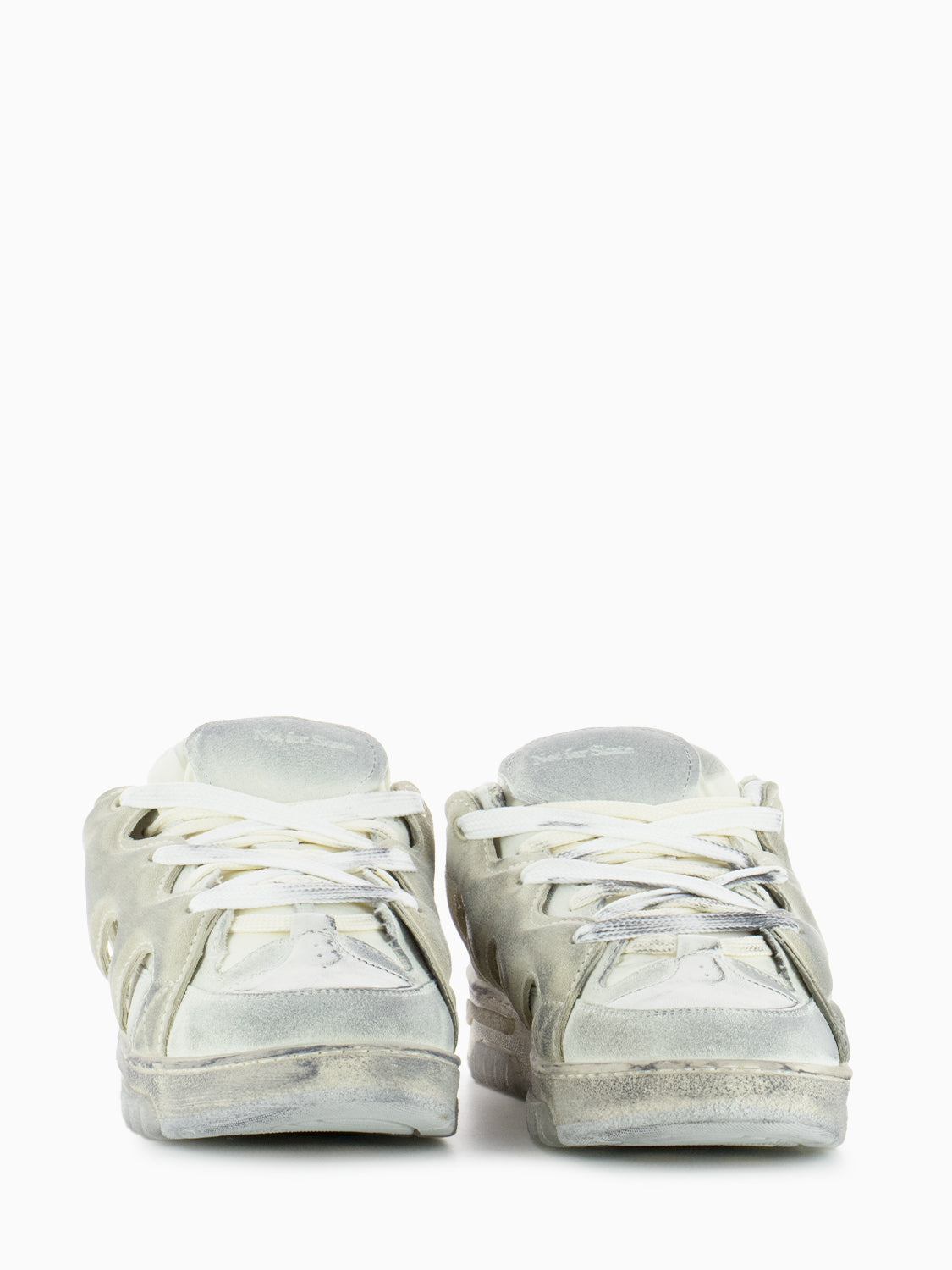 Santha Model 1 Cream/Off White Destroyed Sneaker