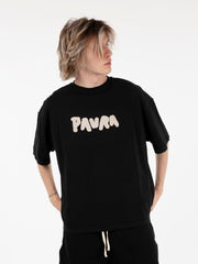 DANILO PAURA - T-shirt over bold nero