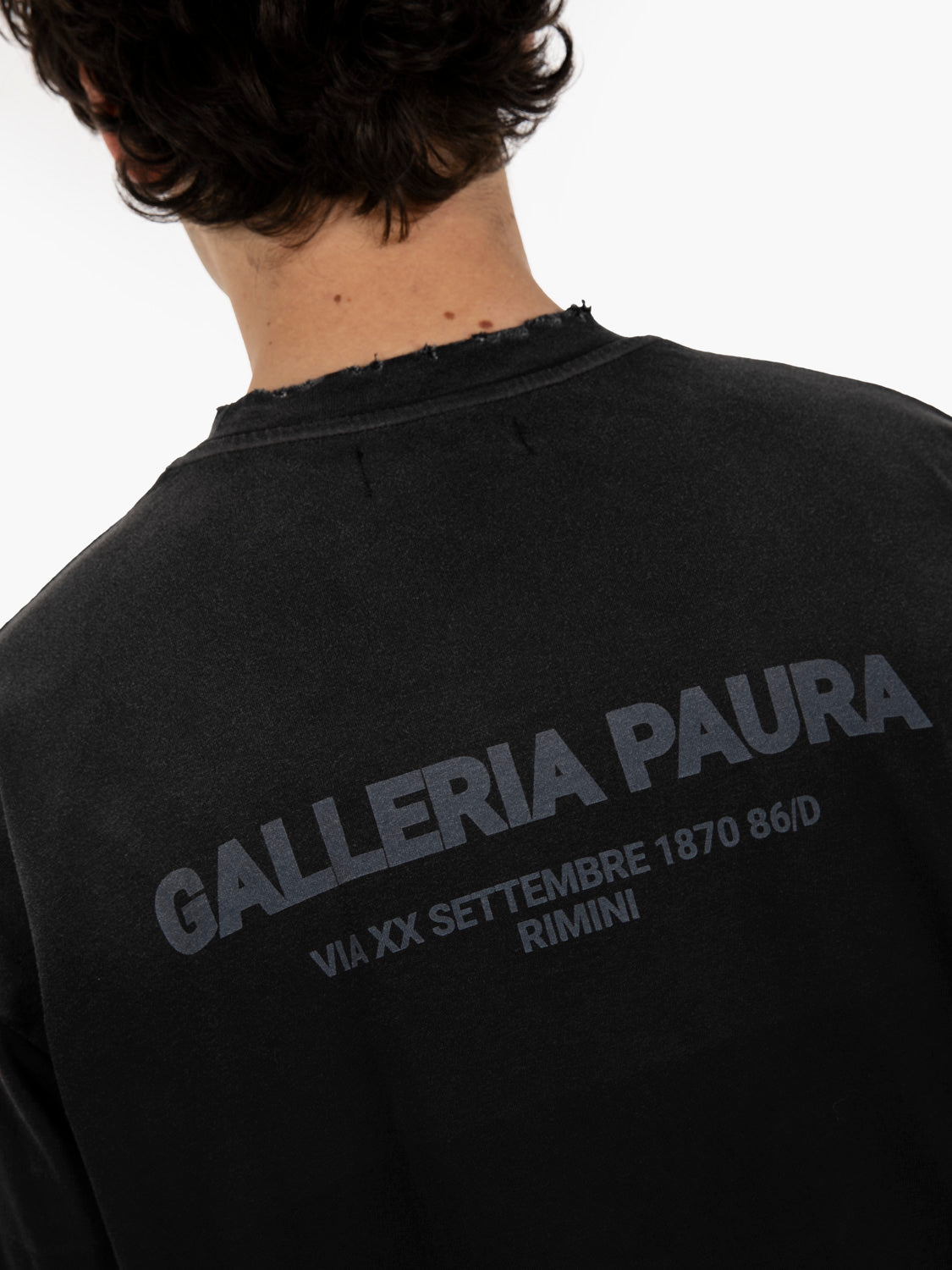 T-shirt oversize Galleria HQ black
