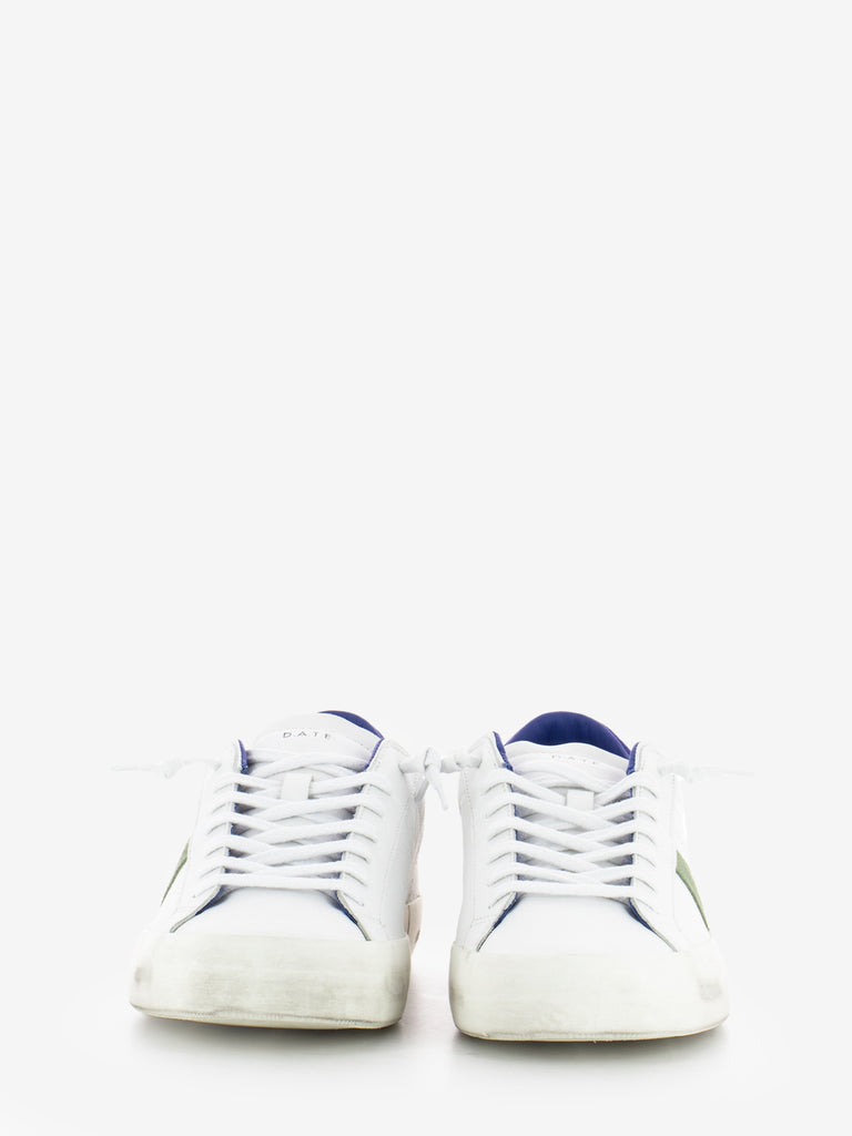 D.A.T.E. - Sneakers Hill Low Calf white / bluette