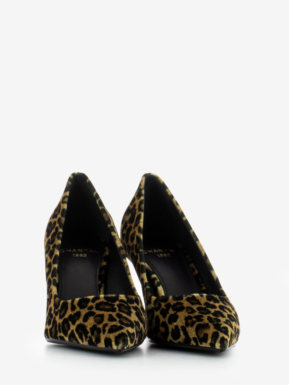 Lia décolleté in leo velvet