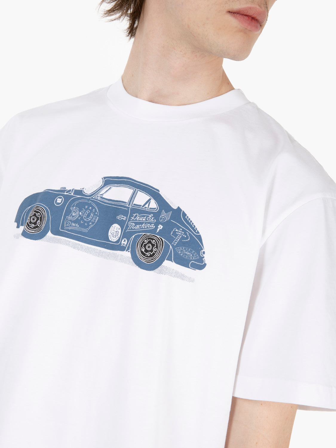 365 Porsche tee white