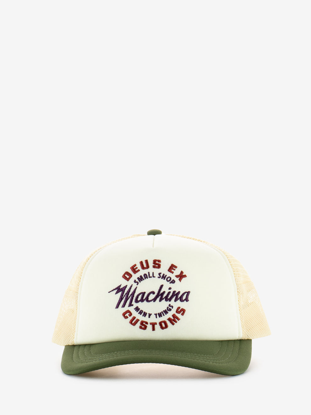 Cappello Amped circle trucker cream