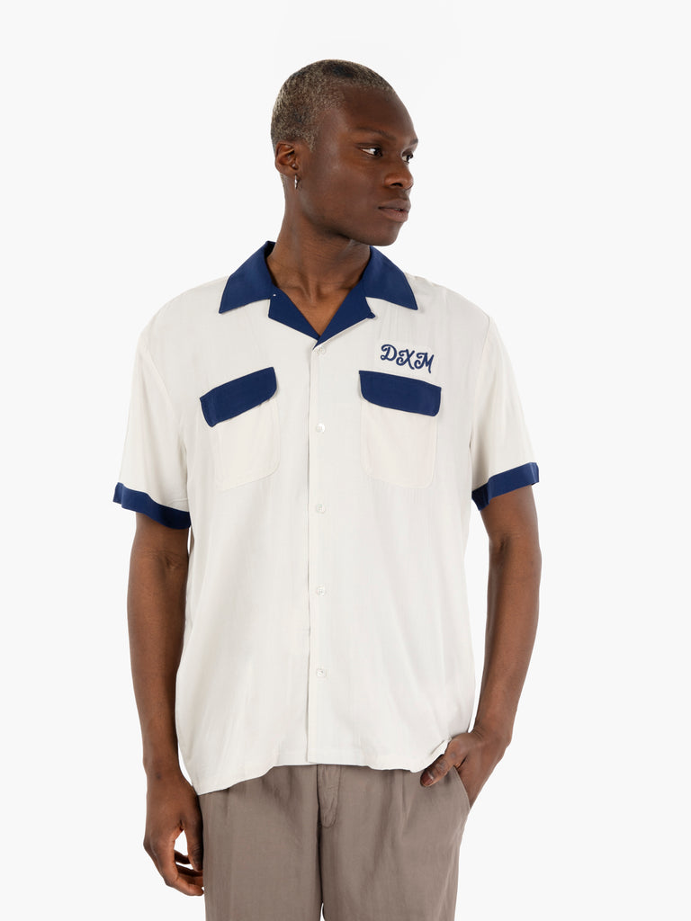 DEUS - Diablo Bowling Shirt Dirty White