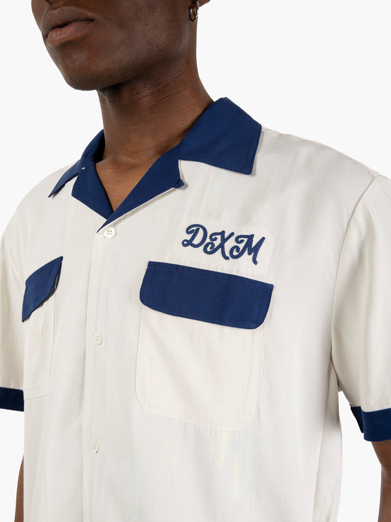 DEUS - Diablo Bowling Shirt Dirty White