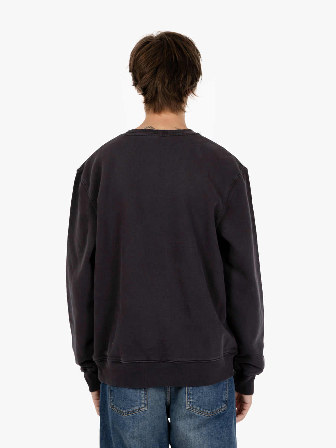 Shield garment dyed crew black