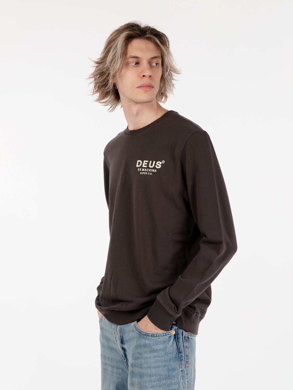 Chatterbox anthracite crewneck sweatshirt