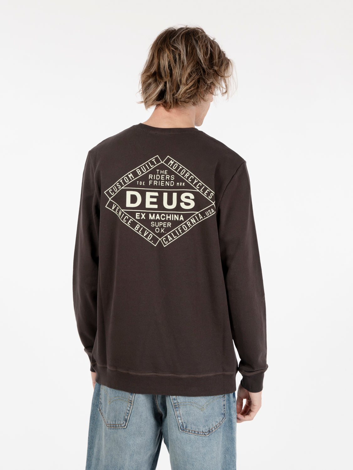 Chatterbox anthracite crewneck sweatshirt