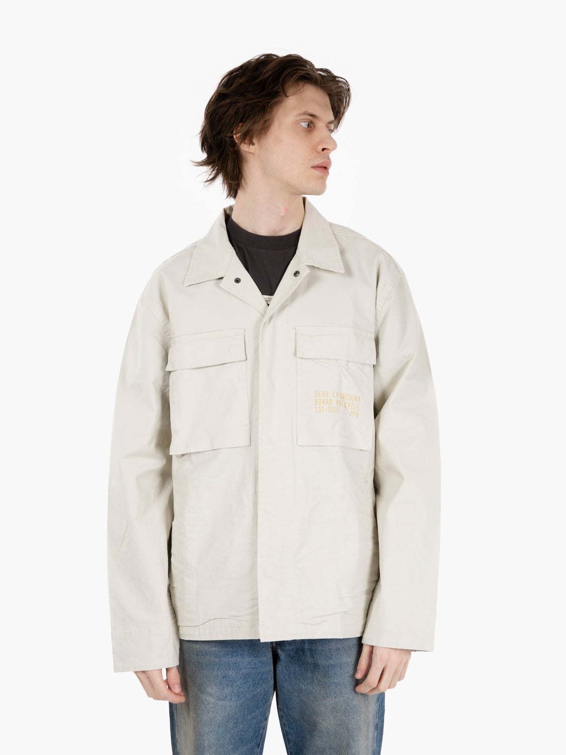 Sovracamicia Tommy poplin surd shirt dirty white