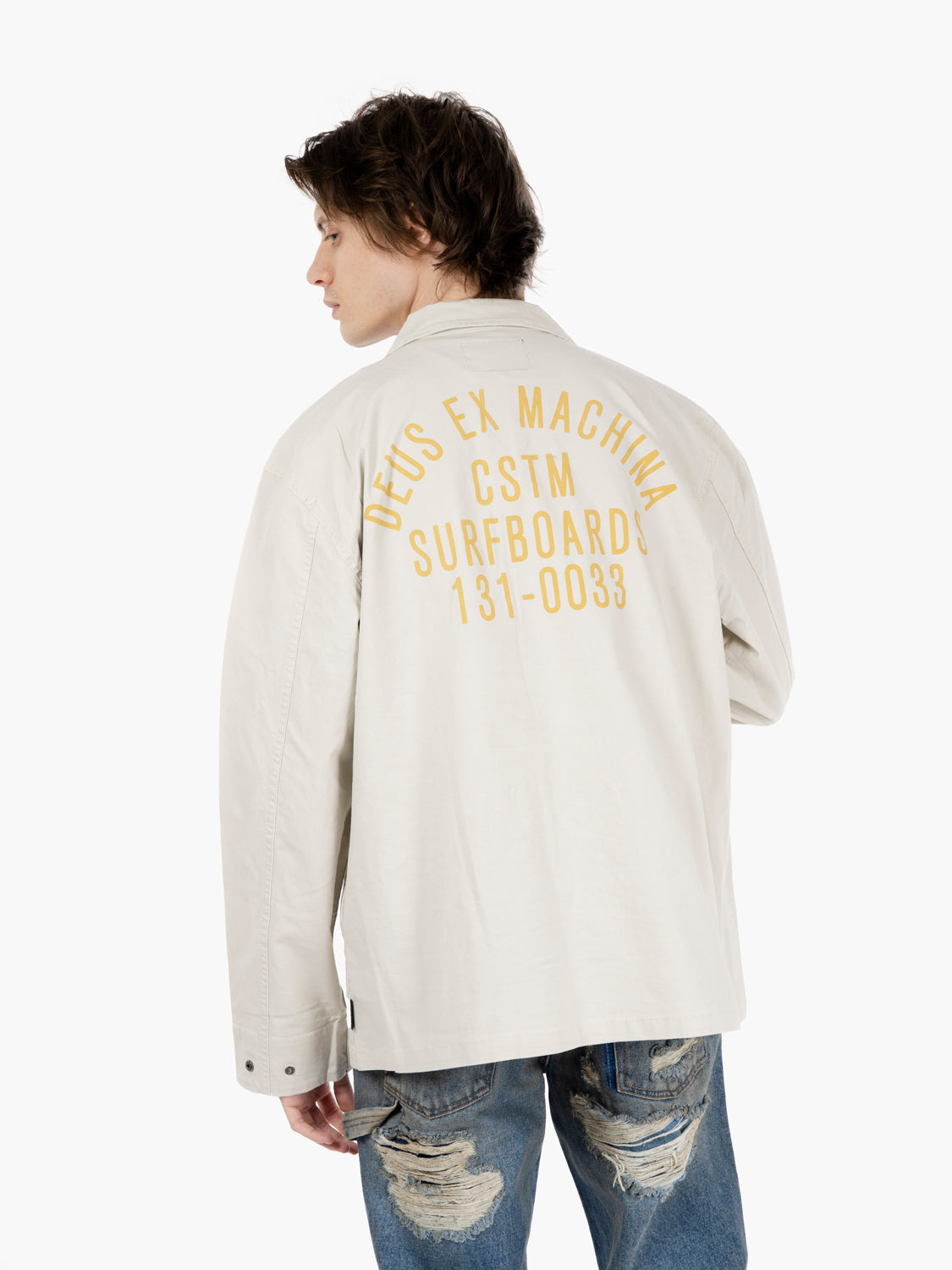 Sovracamicia Tommy poplin surd shirt dirty white