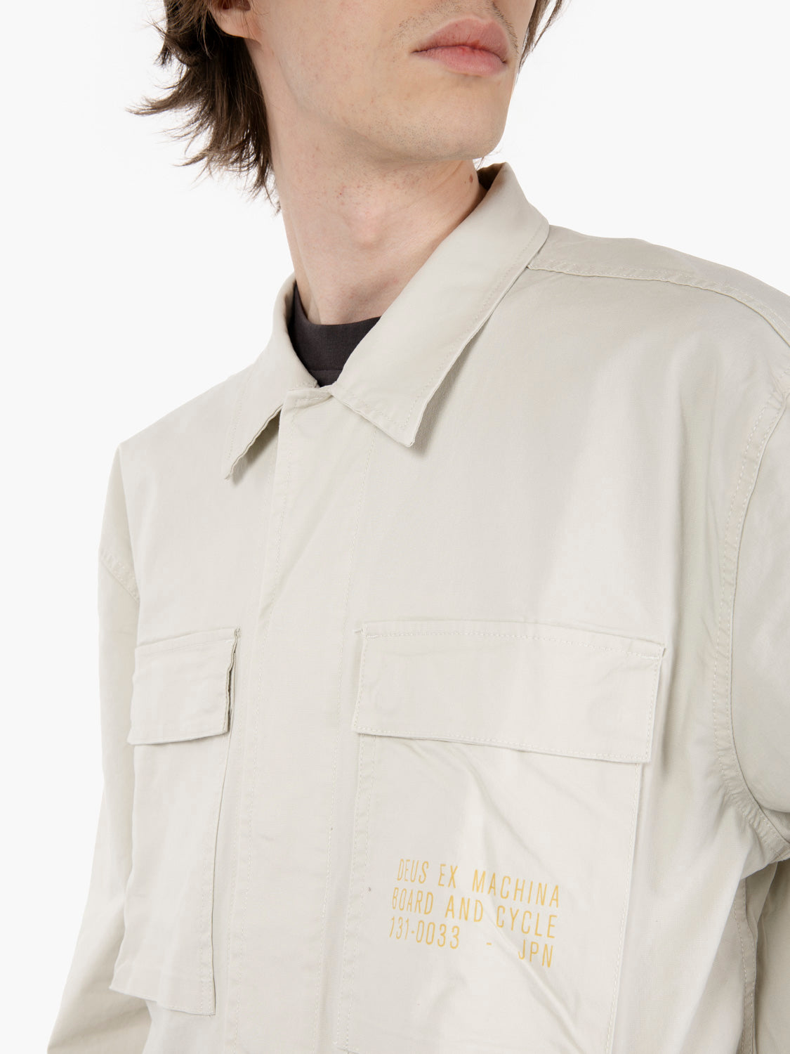 Sovracamicia Tommy poplin surd shirt dirty white