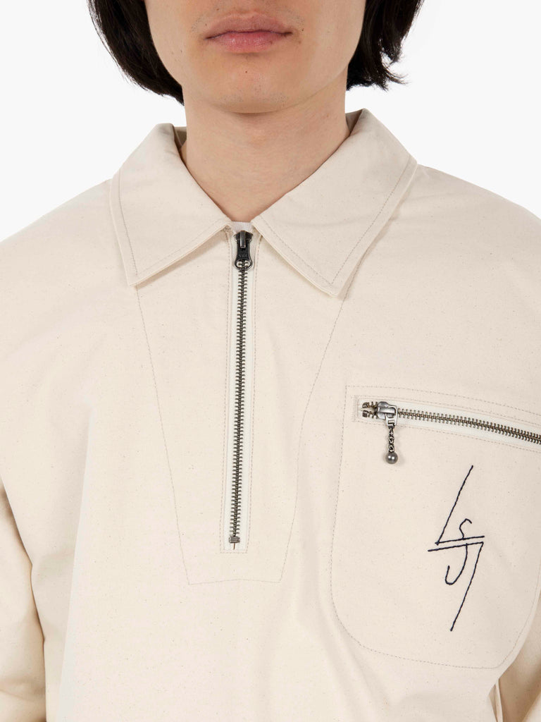 DEUS - Specter smock shirt natural