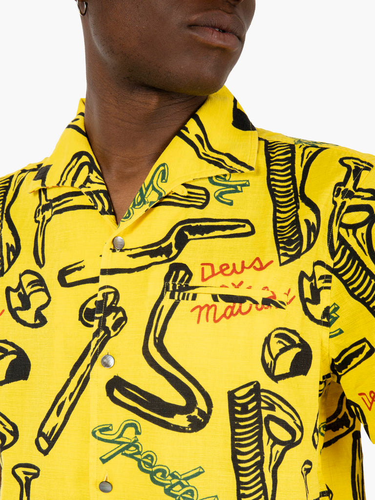 DEUS - Specter tools SS shirt carary yellow