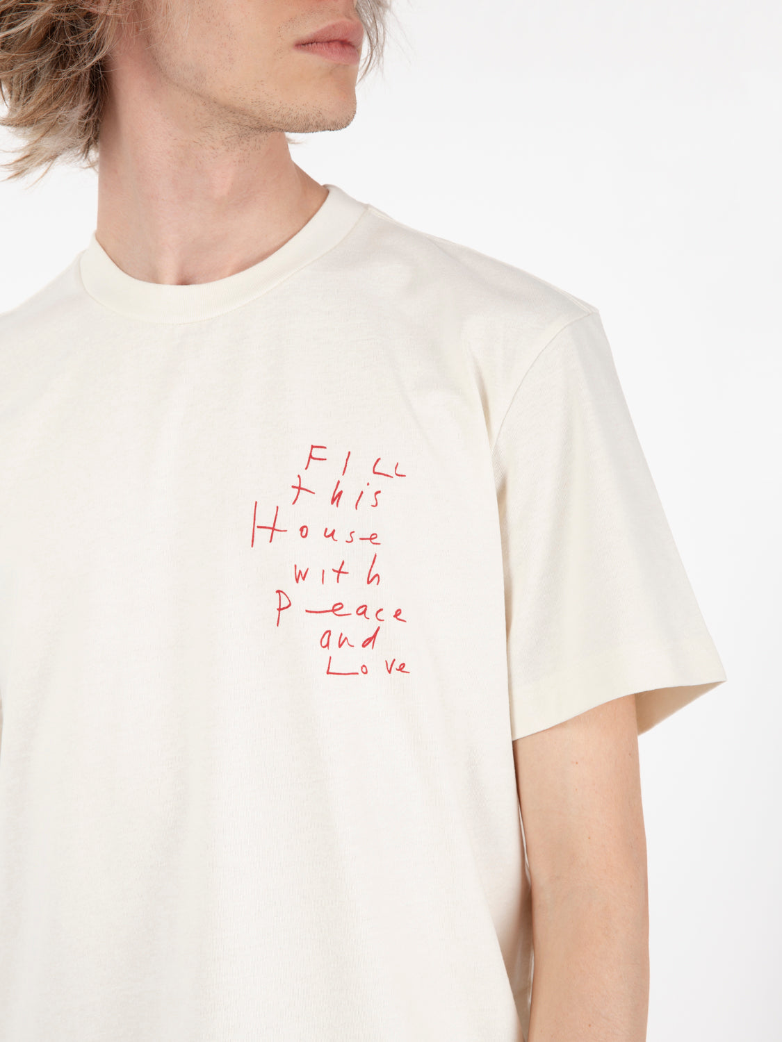 T-shirt Old House vintage white