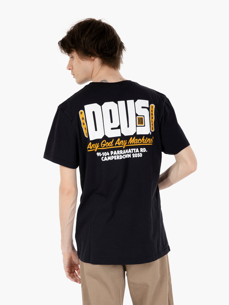 DEUS - T-shirt Outage vintage black