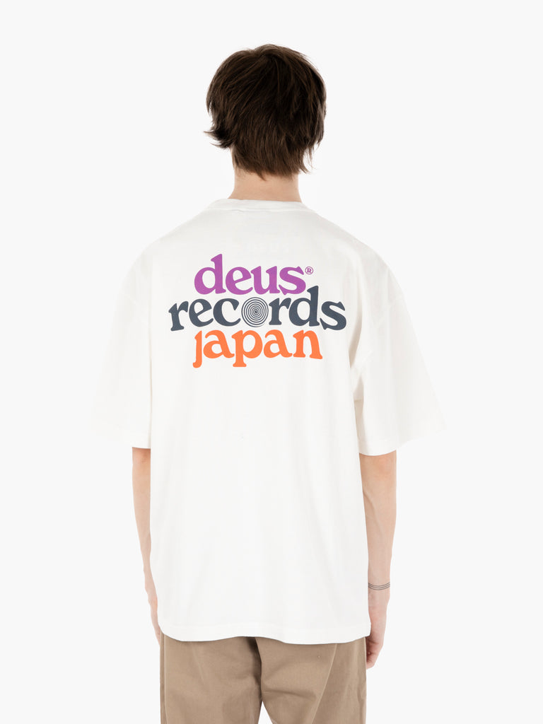 DEUS - T-shirt Strata vintage white