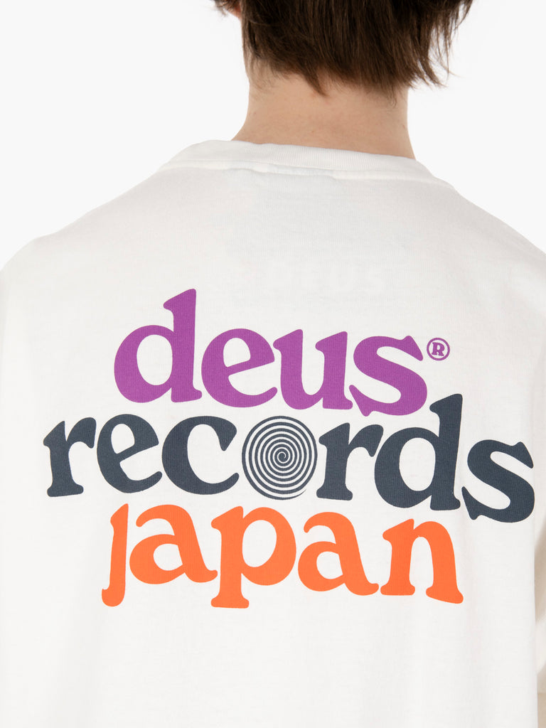 DEUS - T-shirt Strata vintage white