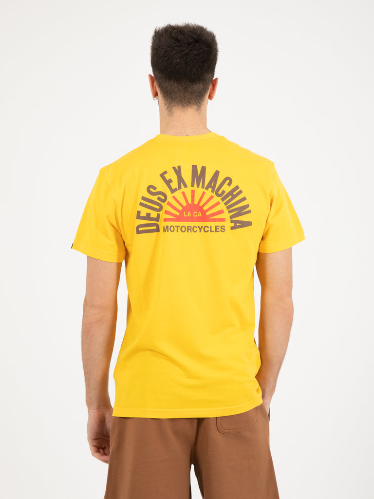 DEUS - T-shirt Sunflare Spectra yellow