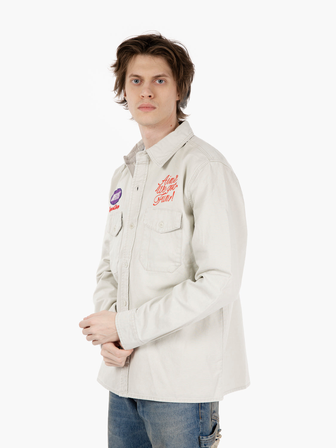 Tin lizzie shirt dirty white