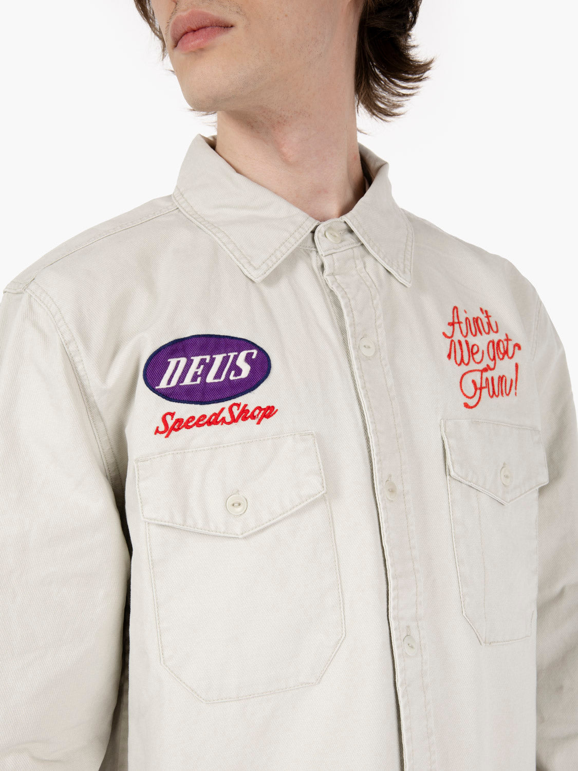 Tin lizzie shirt dirty white
