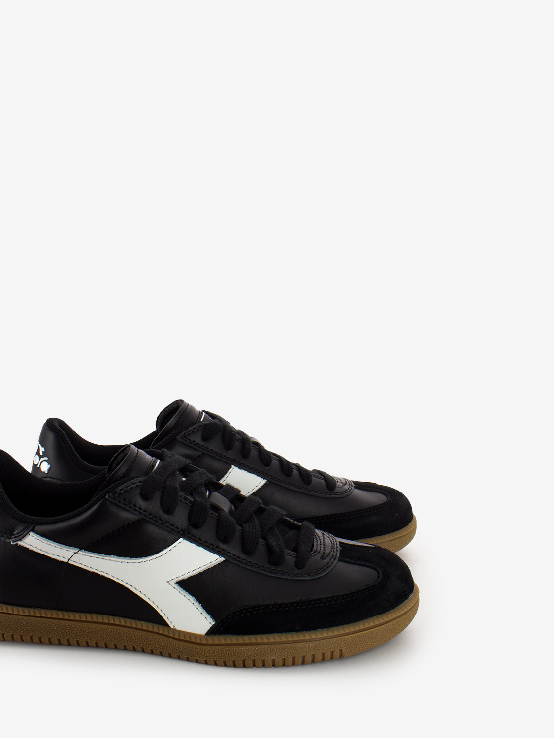Black/white trainer sneaker