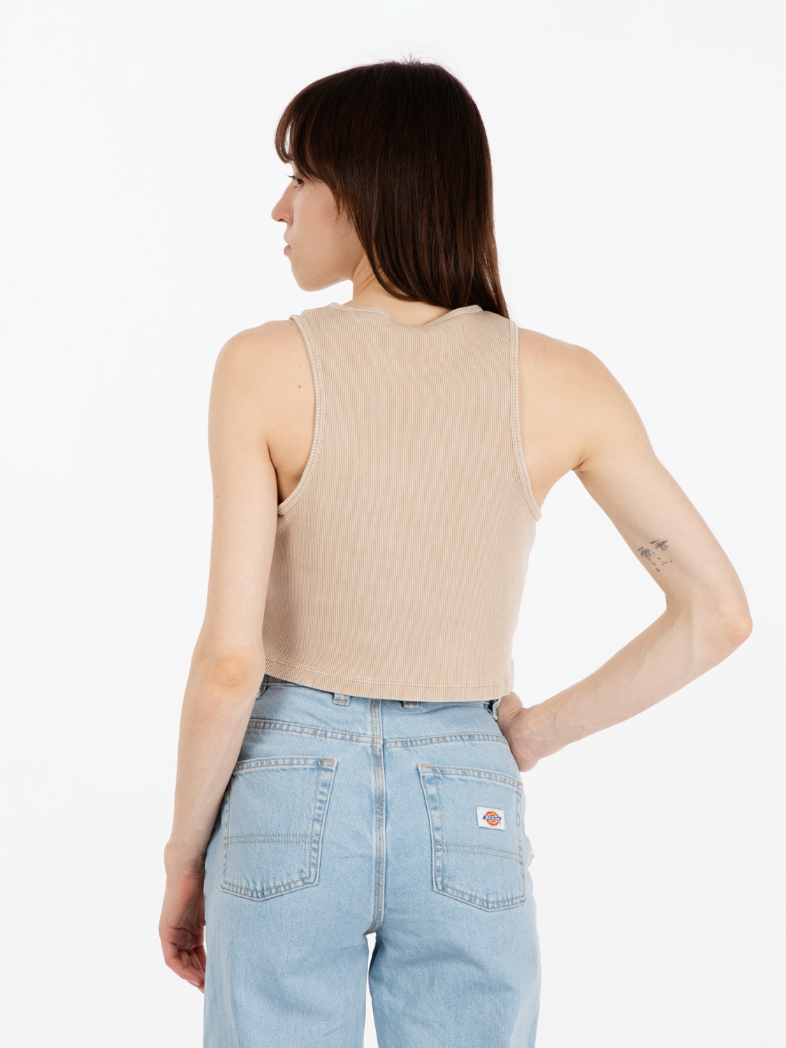 Newington vest beige tank top